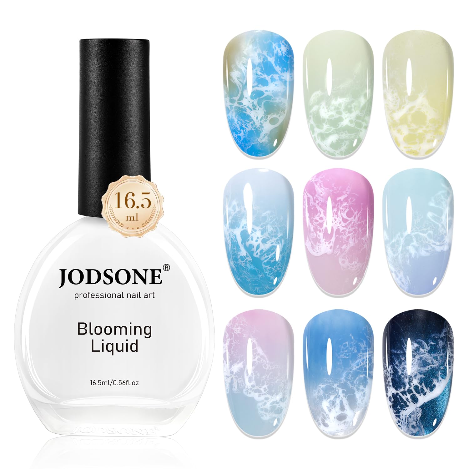 Amazon.com: JODSONE Ocean Wave Blooming Gel Nail Polish,16.5ml